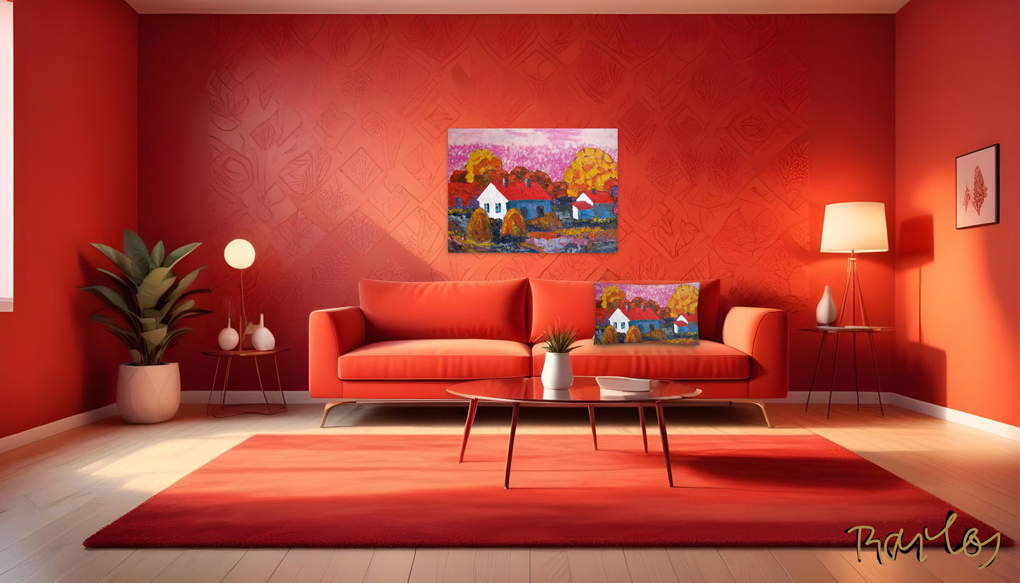 Fine Art Print Endre Bartos: Cottage