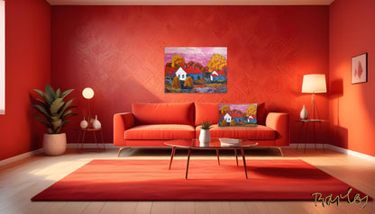 Fine Art Print Endre Bartos: Cottage