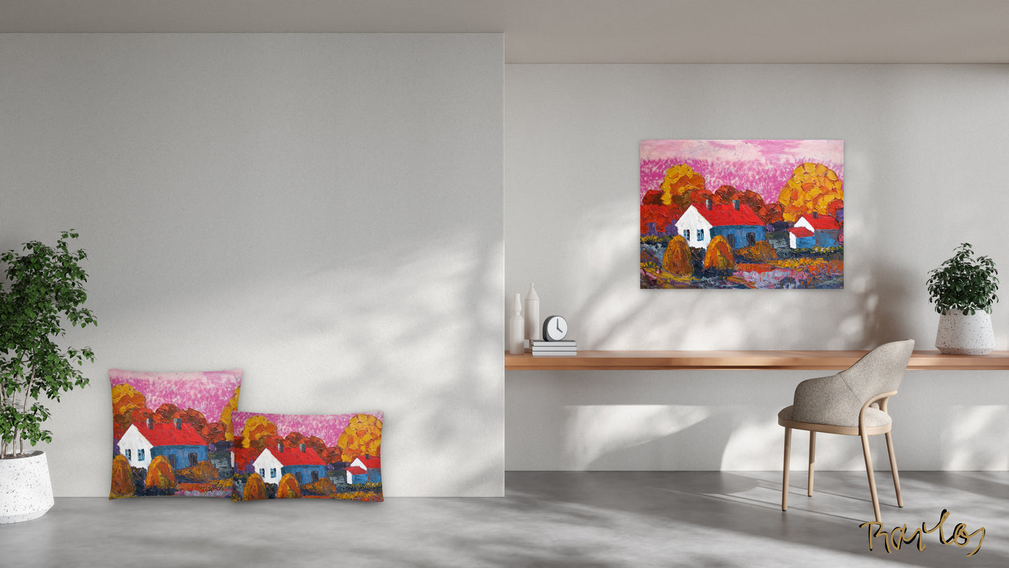 Fine Art Print Endre Bartos: Cottage