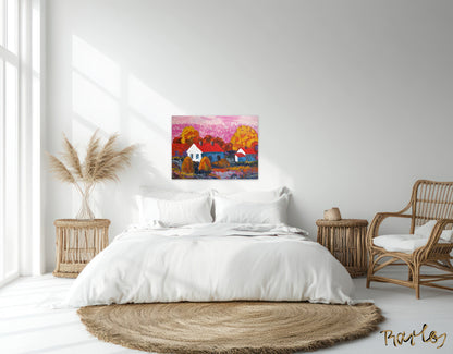 Fine Art Print Endre Bartos: Cottage