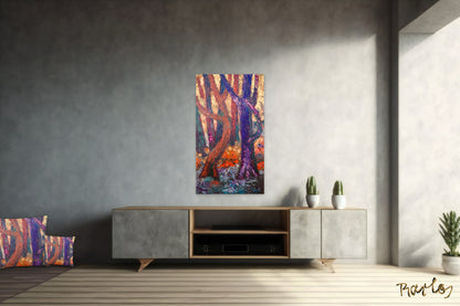 Fine Art Print Endre Bartos: "Dancing Trees"