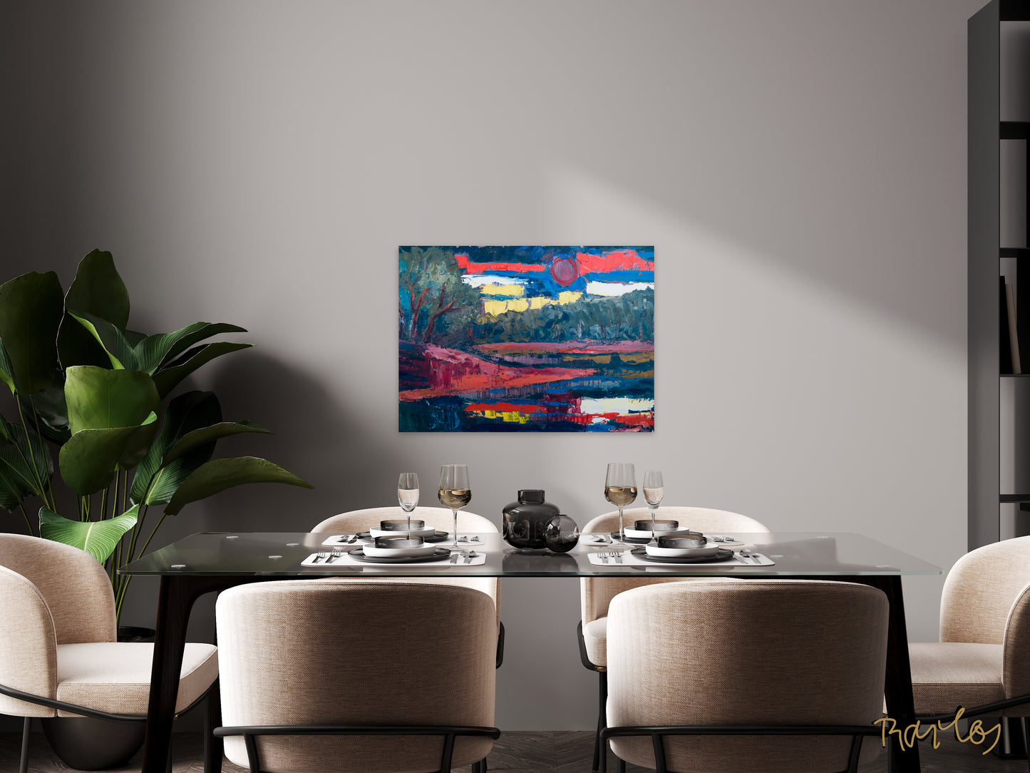 Fine Art Print Endre Bartos: "Dusk"