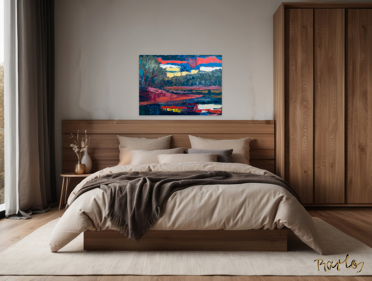 Fine Art Print Endre Bartos: "Dusk"