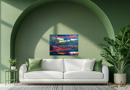 Fine Art Print Endre Bartos: "Dusk"