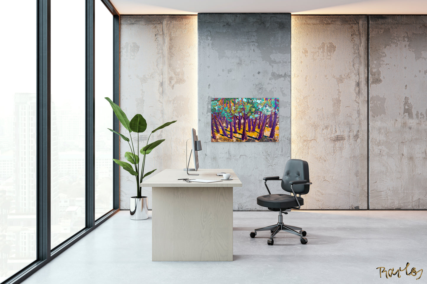 Fine Art Print Endre Bartos: "End of Summer"