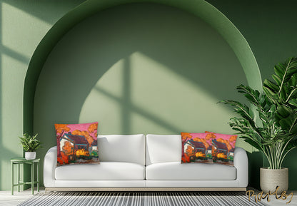 Art Pillow Endre Bartos: “Farm”