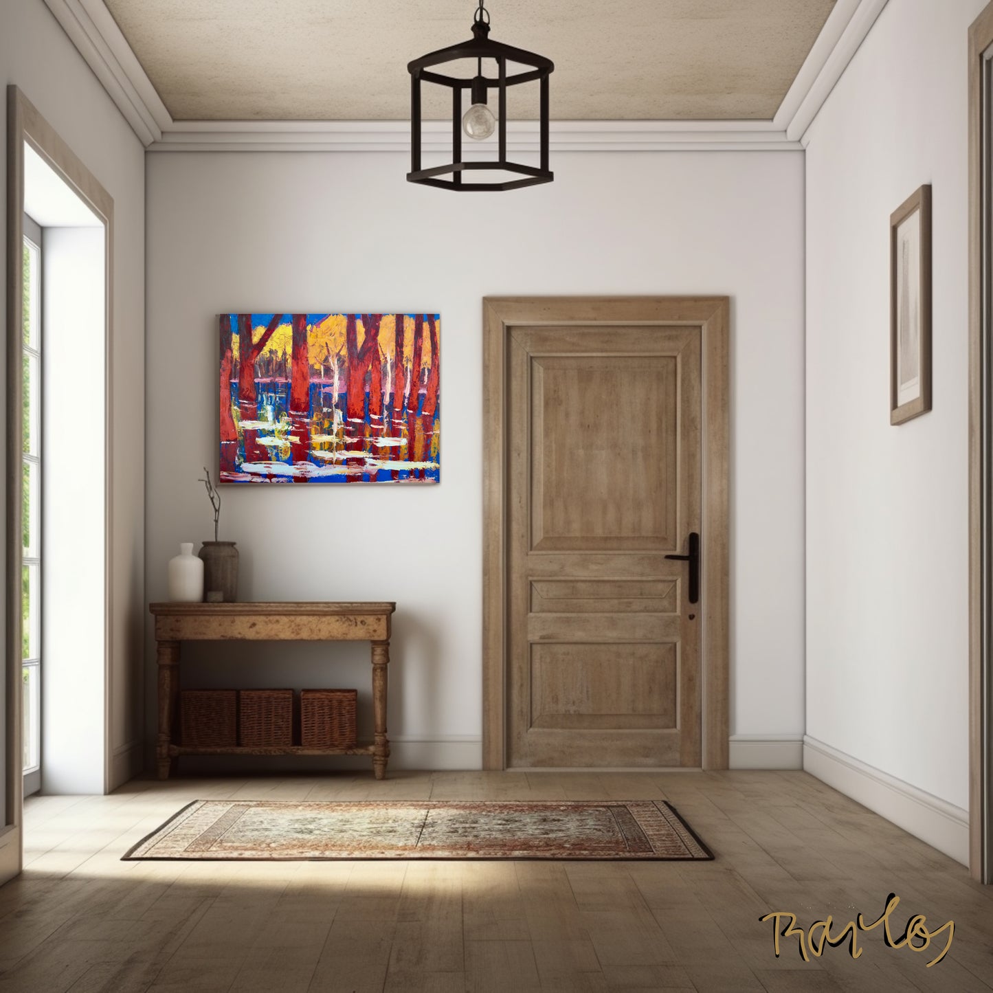 Fine Art Print Endre Bartos: "Flooding"