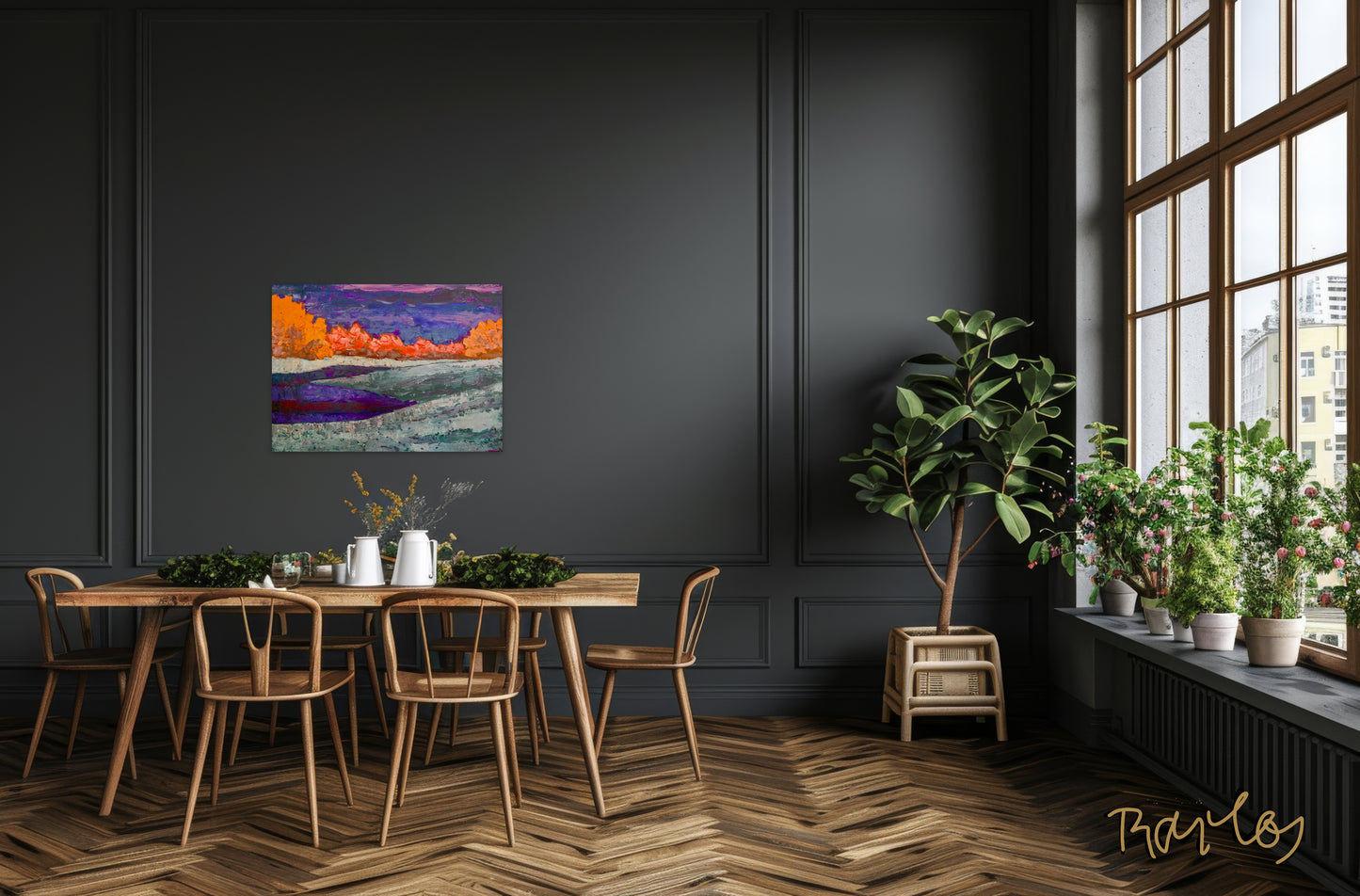 Fine Art Print Endre Bartos: "Full Moon"