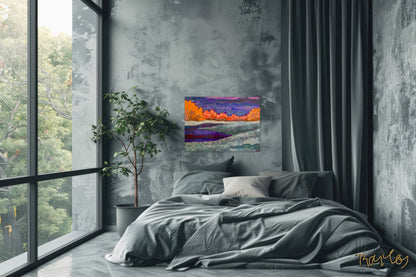 Fine Art Print Endre Bartos: "Full Moon"