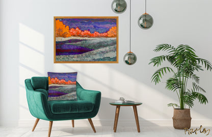 Art Pillow Endre Bartos: “Full Moon”