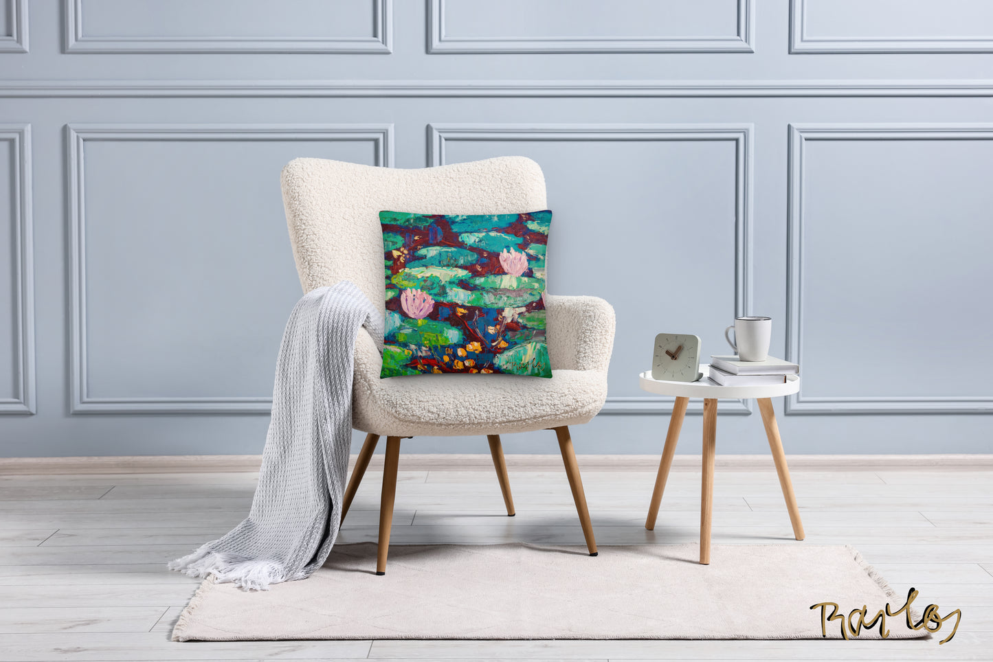 Art Pillow Endre Bartos: “Lilies of the Valley”