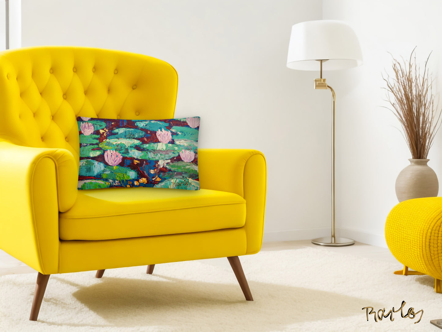 Art Pillow Endre Bartos: “Lilies of the Valley”