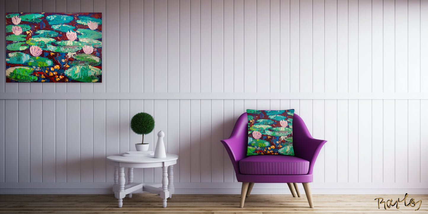 Art Pillow Endre Bartos: “Lilies of the Valley”