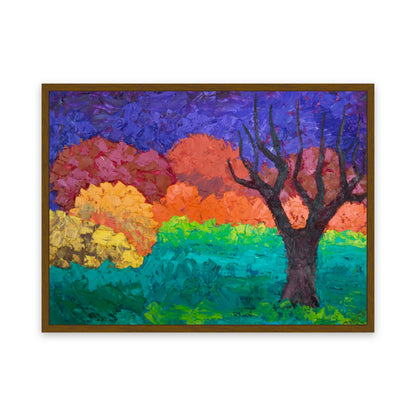 Original Painting of Endre Bartos: "Lonely Tree"
