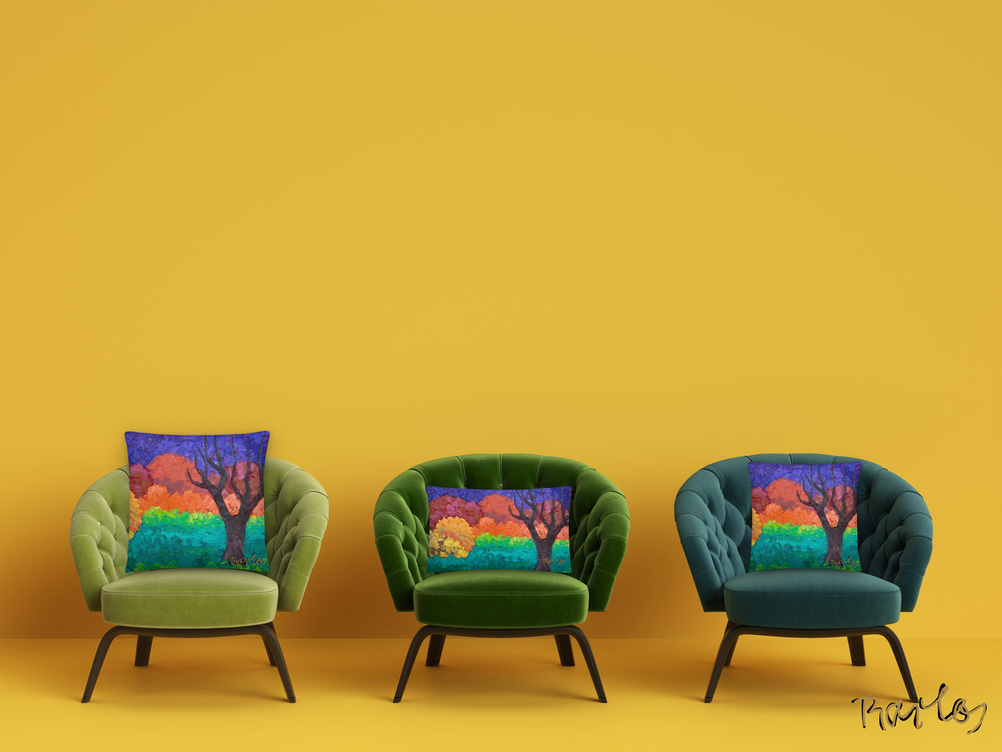 Art Pillow Endre Bartos: “Lonely Tree”