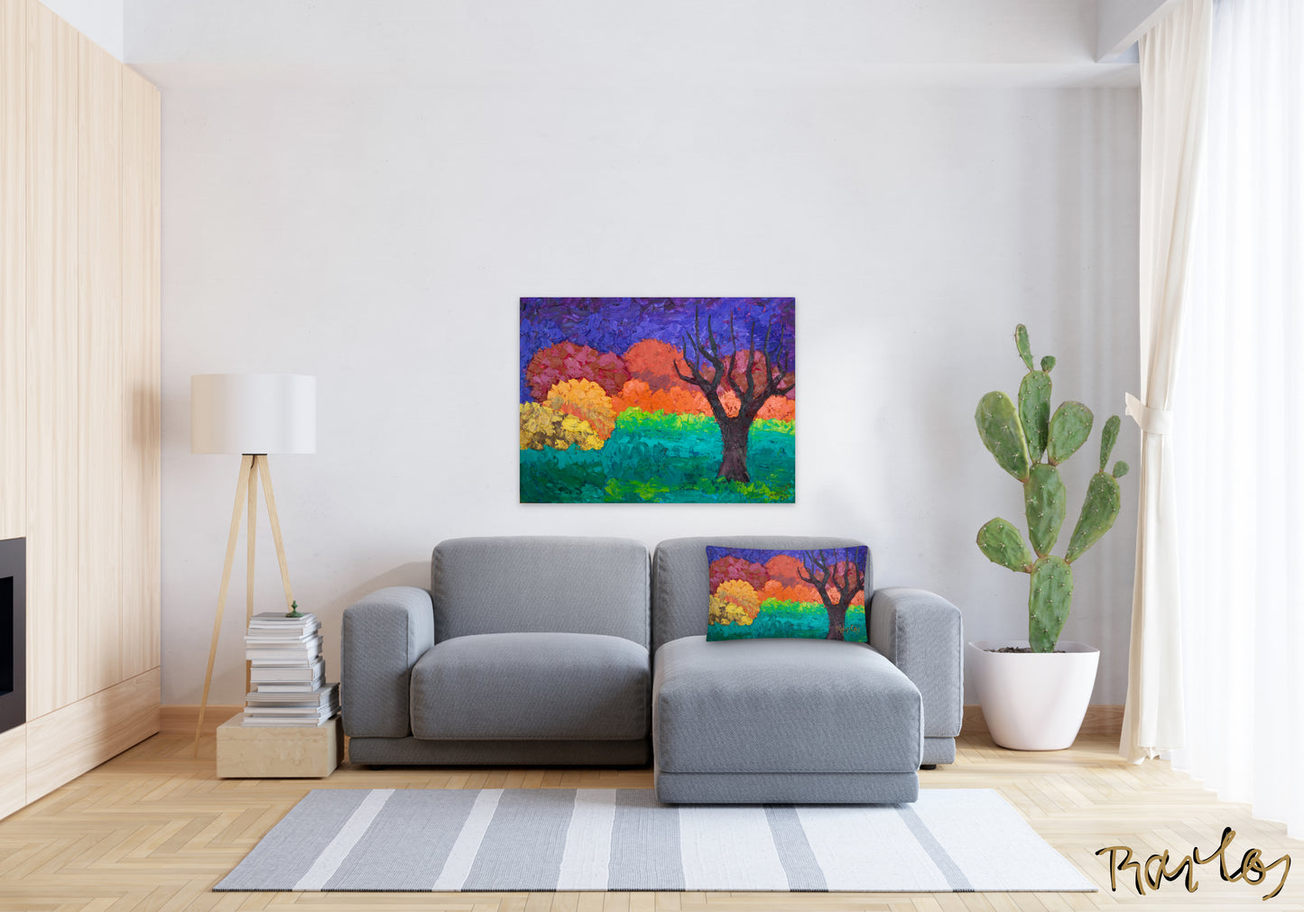 Art Pillow Endre Bartos: “Lonely Tree”