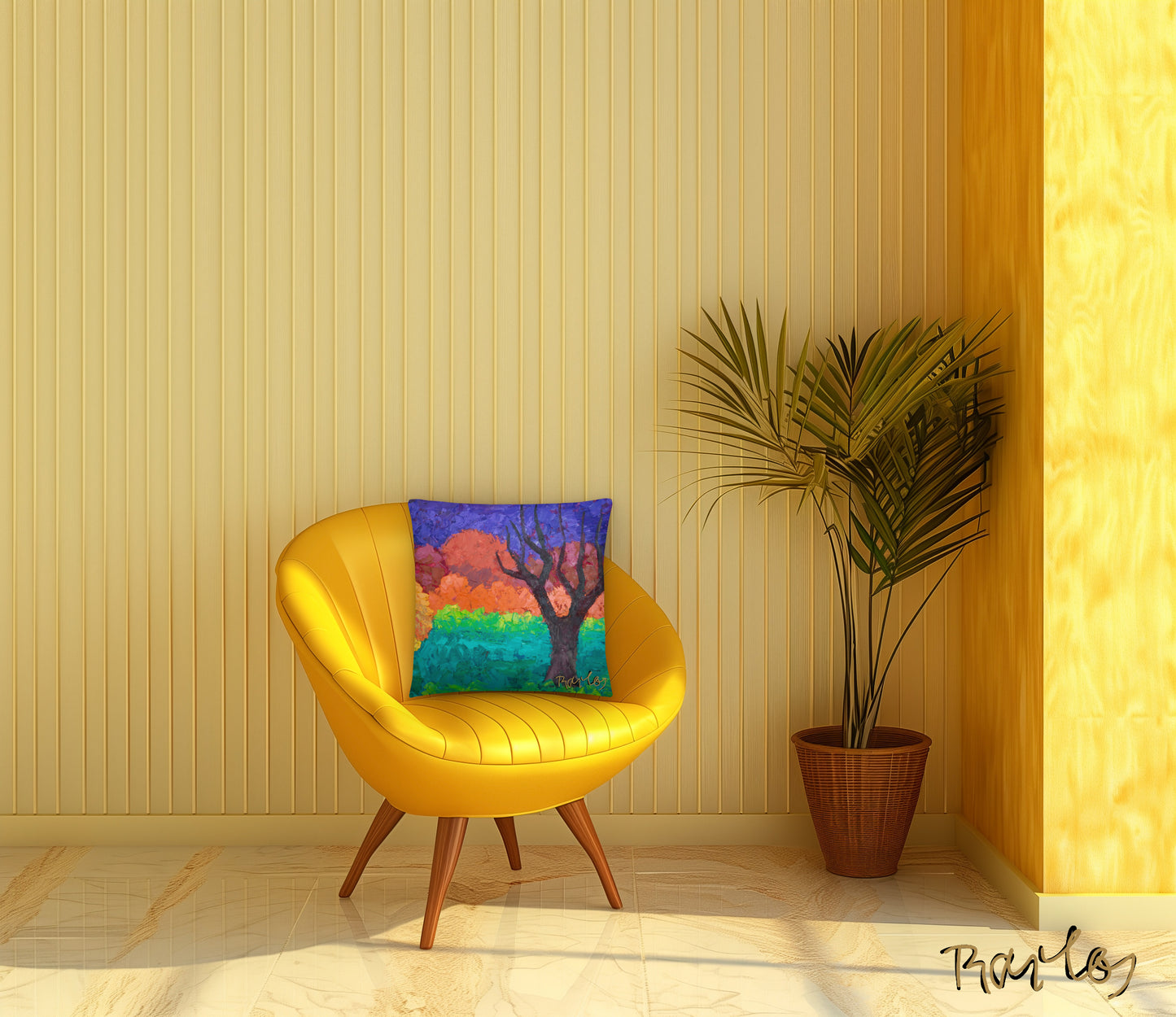 Art Pillow Endre Bartos: “Lonely Tree”