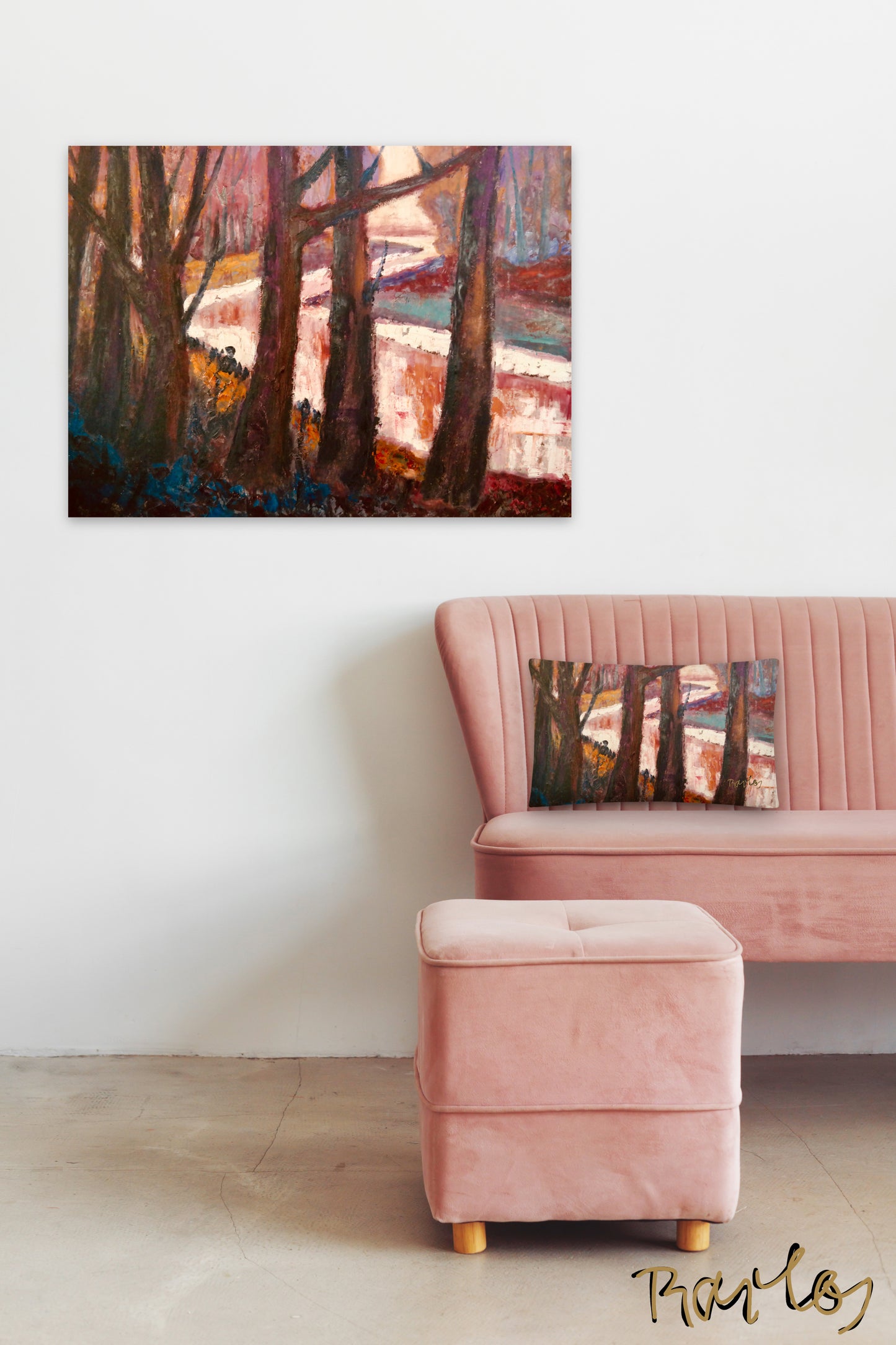 Art Pillow Endre Bartos: “Moonlight”