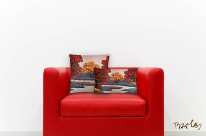 Art Pillow Endre Bartos: “Pink River”