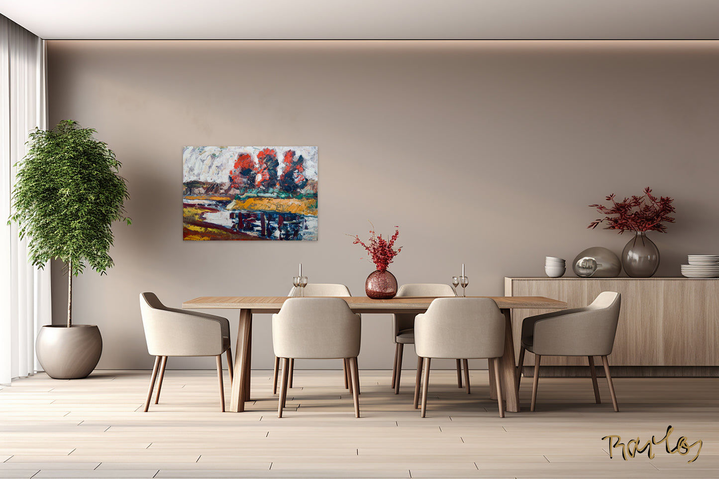 Fine Art Print Endre Bartos: The Storm is Coming