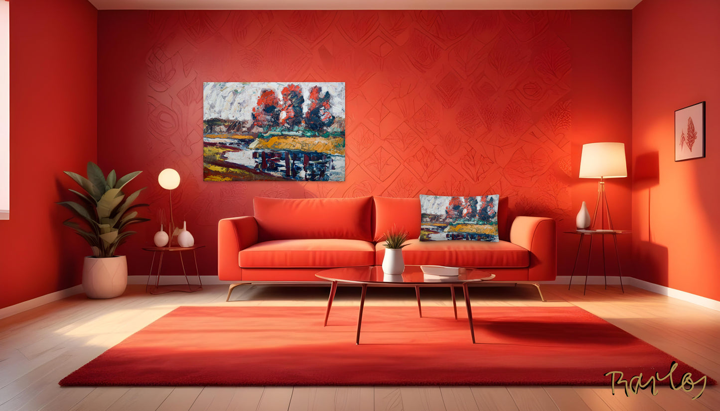 Art Pillow Endre Bartos: “The Storm is Coming”