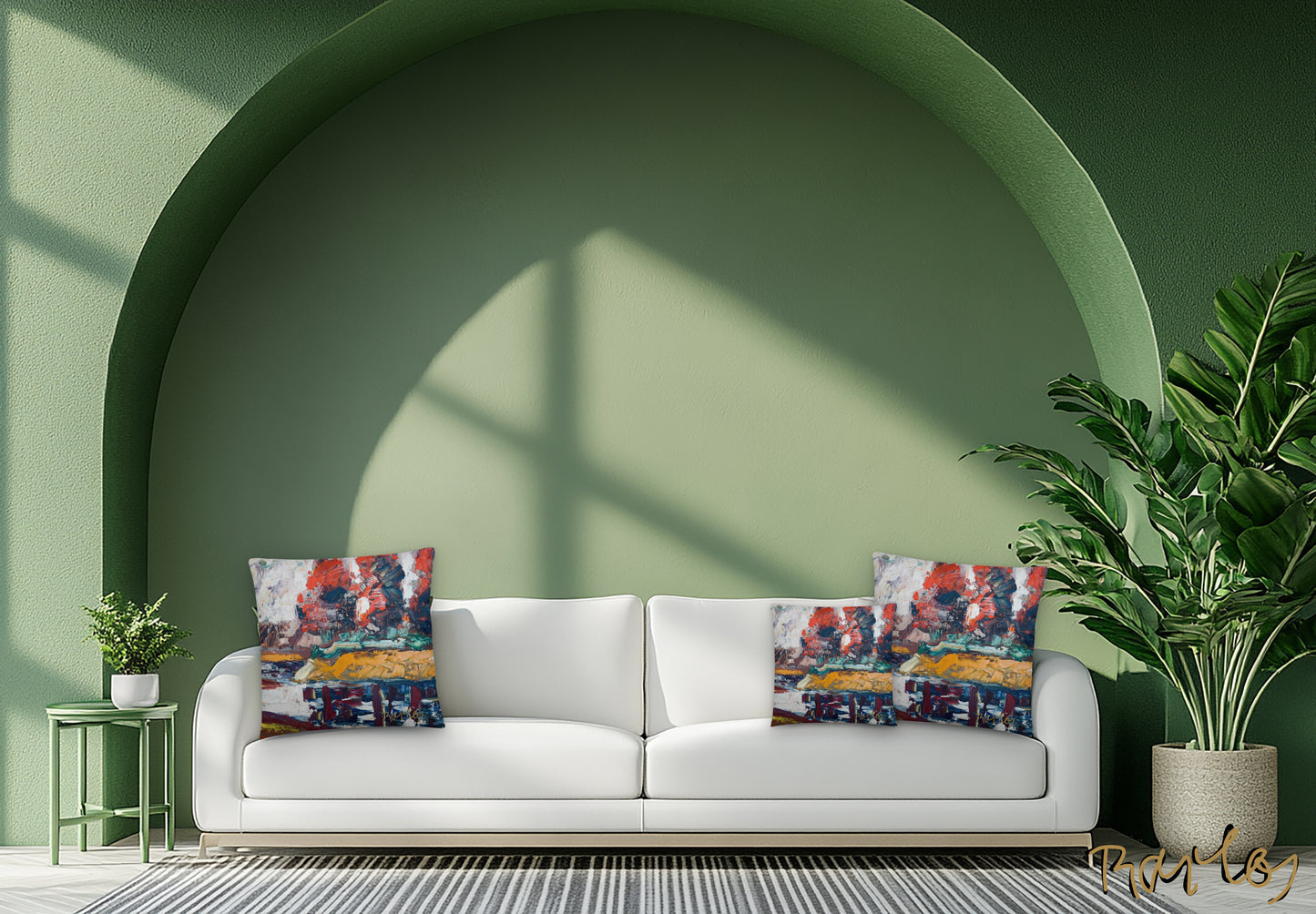 Art Pillow Endre Bartos: “The Storm is Coming”