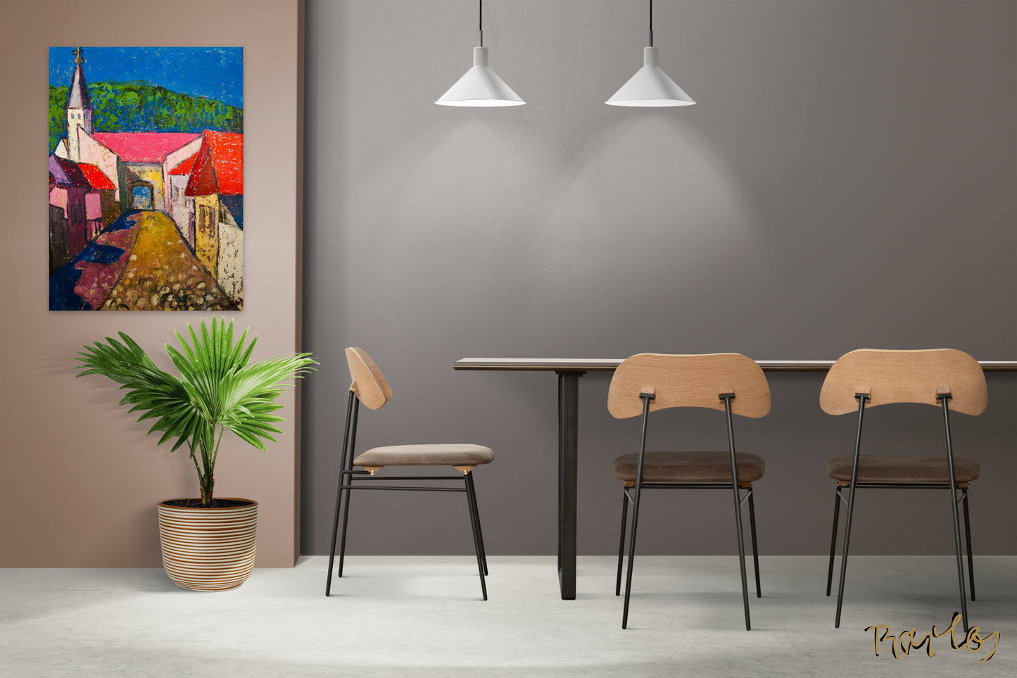 Fine Art Print Endre Bartos: "Tokaj"