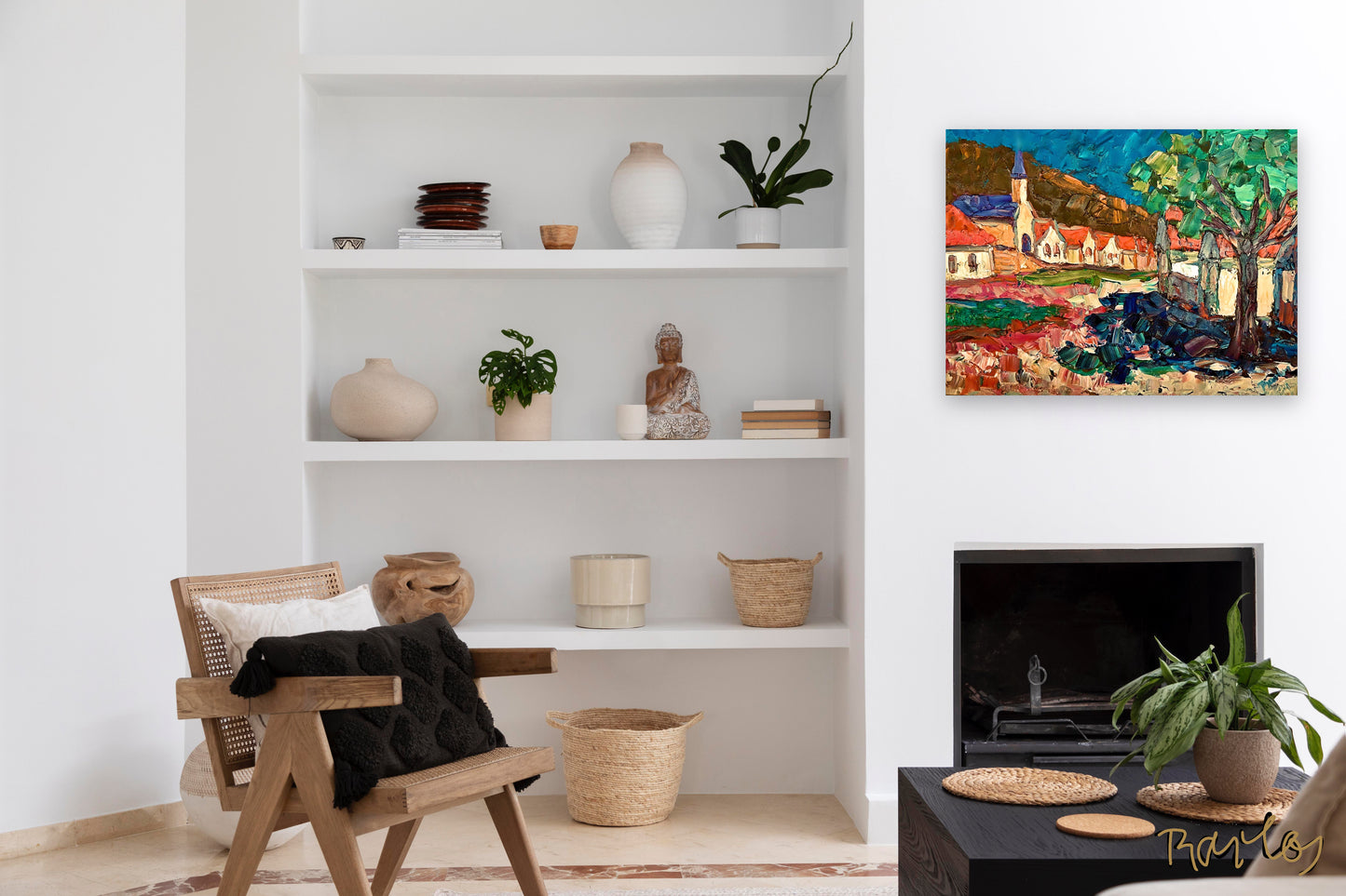 Fine Art Print Endre Bartos: Wine Cellars