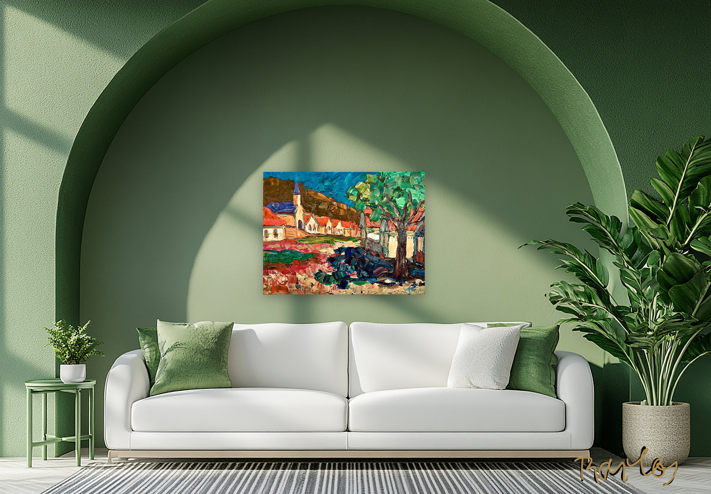 Fine Art Print Endre Bartos: Wine Cellars