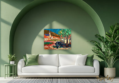 Fine Art Print Endre Bartos: Wine Cellars