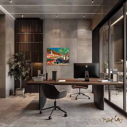 Fine Art Print Endre Bartos: Wine Cellars