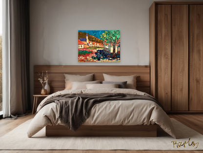 Fine Art Print Endre Bartos: Wine Cellars