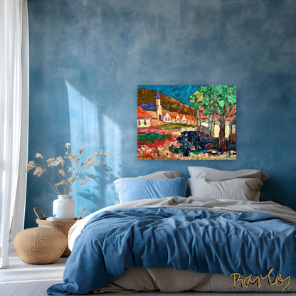 Fine Art Print Endre Bartos: Wine Cellars