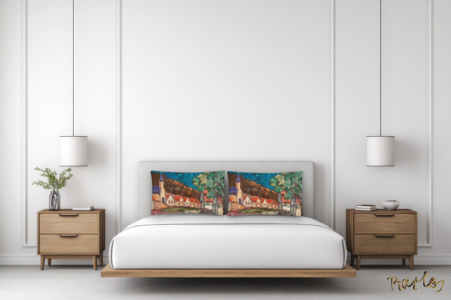 Art Pillow Endre Bartos: “Wine Cellars”