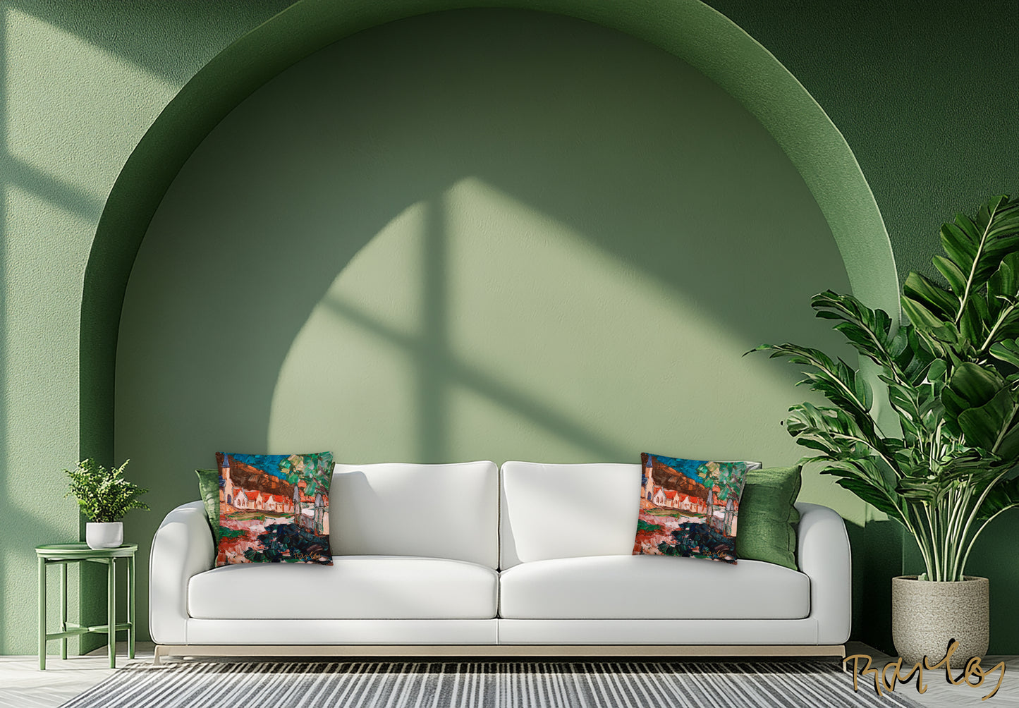 Art Pillow Endre Bartos: “Wine Cellars”