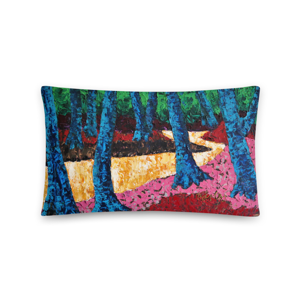Art Pillow Endre Bartos: “Golden River”