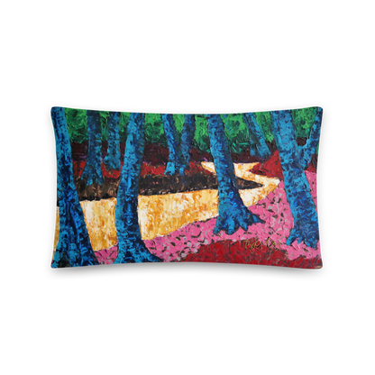 Art Pillow Endre Bartos: “Golden River”