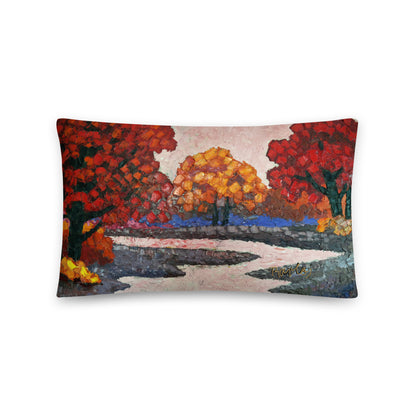 Art Pillow Endre Bartos: “Pink River”