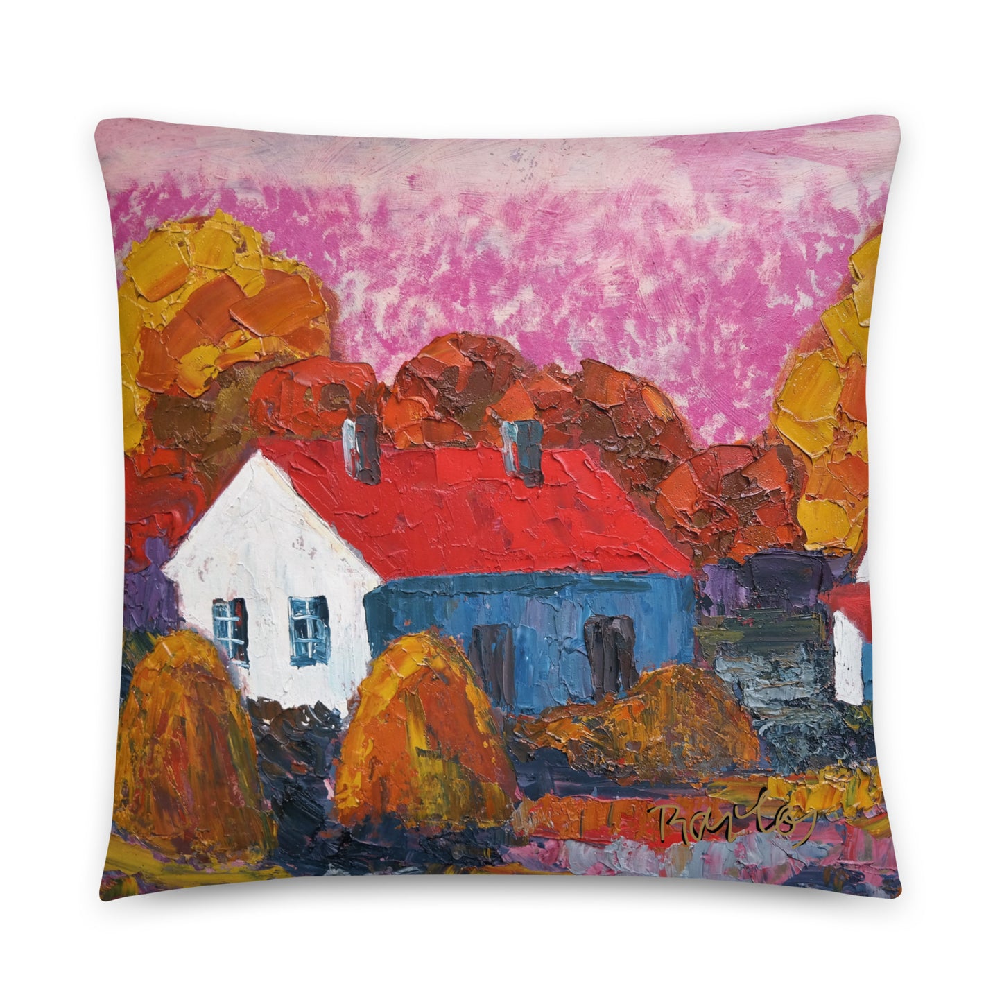 Art Pillow Endre Bartos: “Cottage”