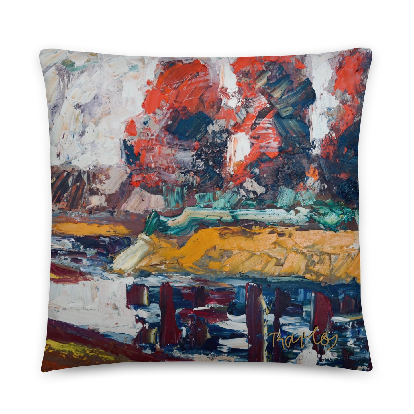 Art Pillow Endre Bartos: “The Storm is Coming”
