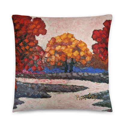 Art Pillow Endre Bartos: “Pink River”