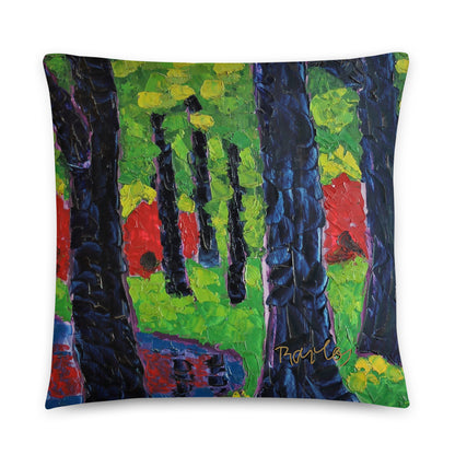 Art Pillow Endre Bartos: “Blooming of Rhododendrons”
