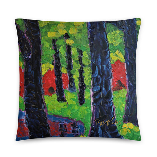 Art Pillow Endre Bartos: “Blooming of Rhododendrons”