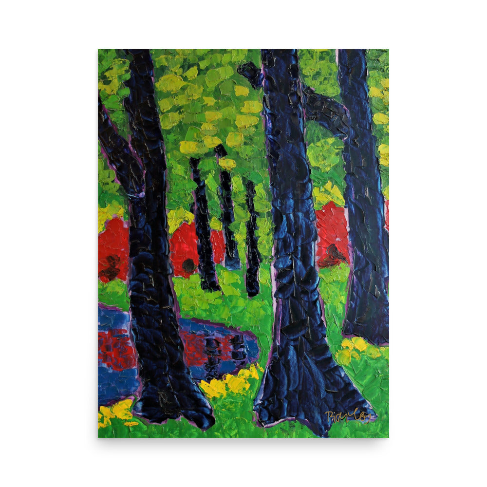 Fine Art Print Endre Bartos: Blooming of Rhododendrons