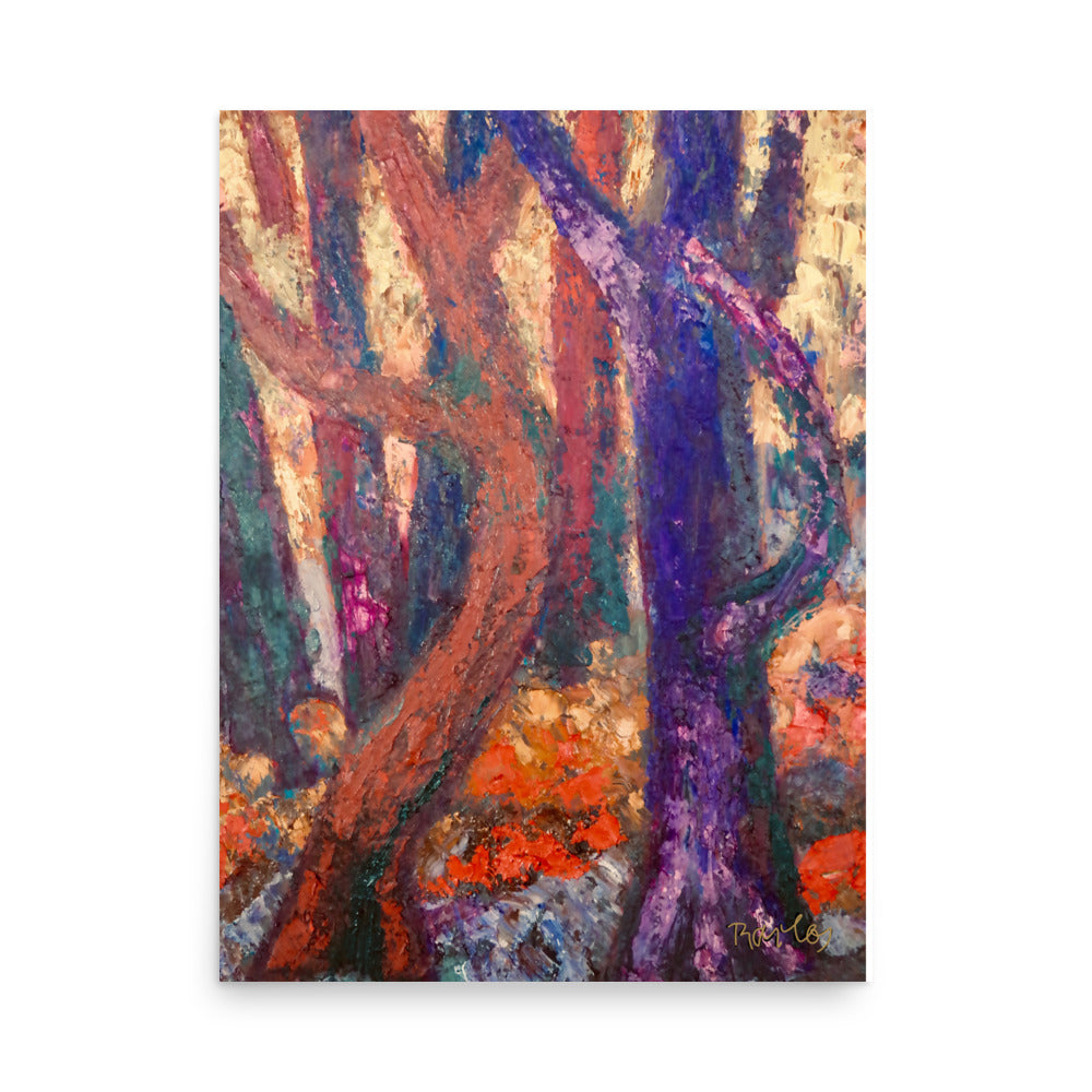 Fine Art Print Endre Bartos: "Dancing Trees"