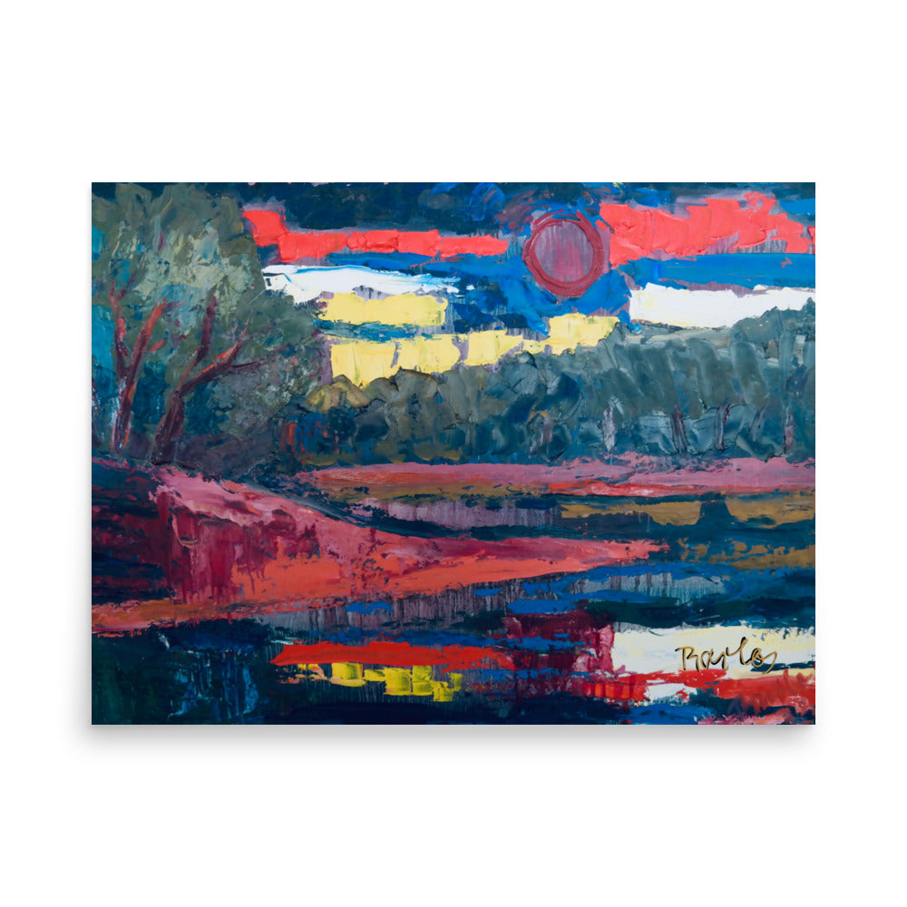Fine Art Print Endre Bartos: "Dusk"