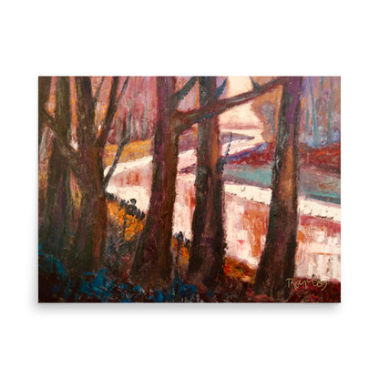 Fine Art Print Endre Bartos: "Moonlight"