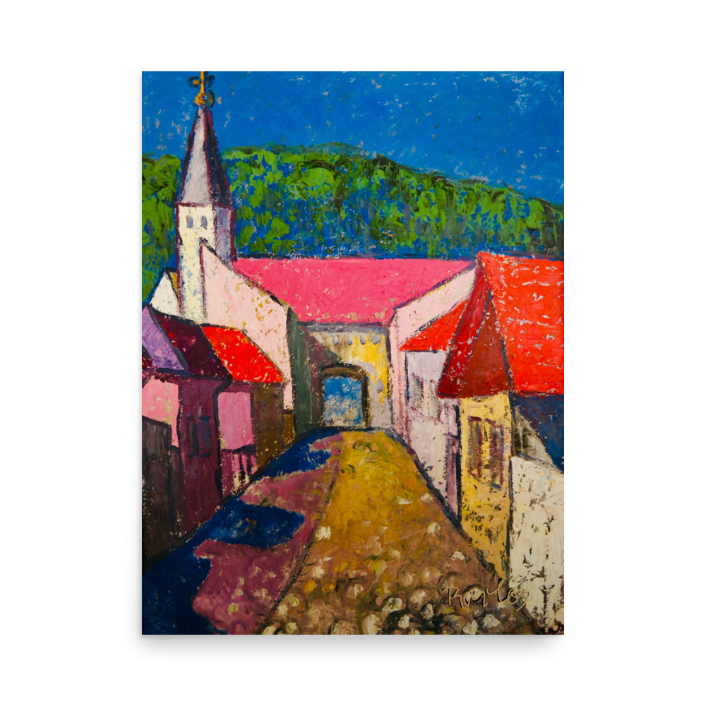 Fine Art Print Endre Bartos: "Tokaj"