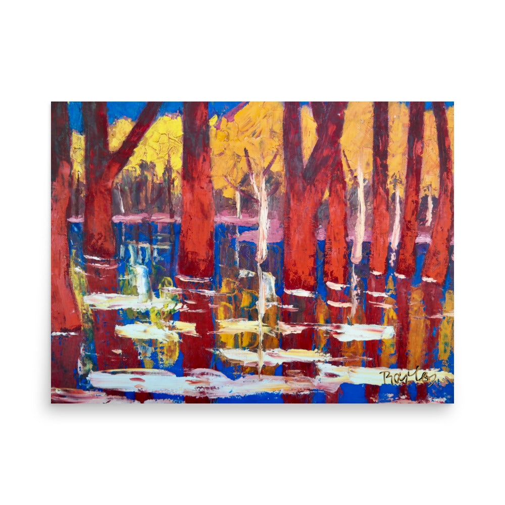 Fine Art Print Endre Bartos: "Flooding"