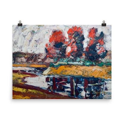 Fine Art Print Endre Bartos: The Storm is Coming